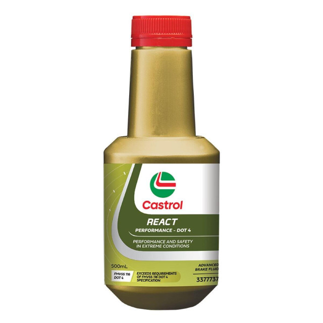 Castrol React Performance DOT 4 Brake Fluid 500ml - 3377737