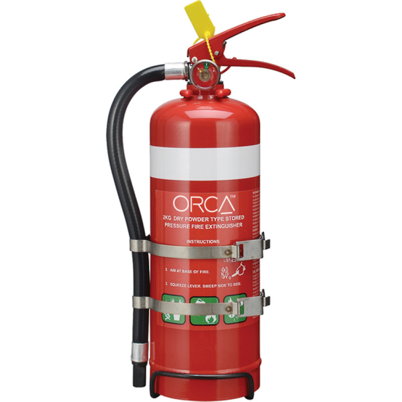 2kg Handheld Extinguisher Twin Strap