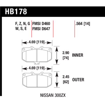 Subaru Impreza WRX - Front Disc Pads