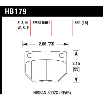 Subaru Impreza WRX - Rear Disc Pads