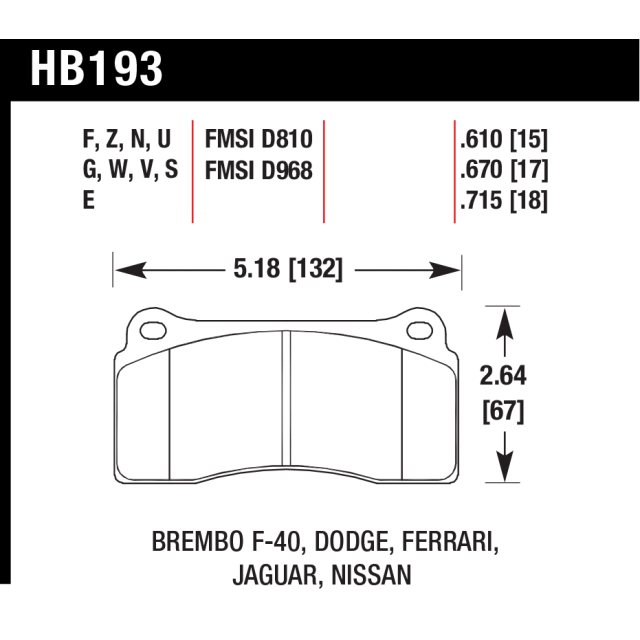 Hawk Pads - HB193