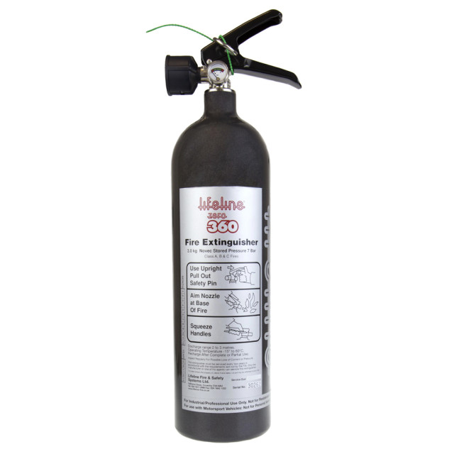 Lifeline Zero 360 2Kg Handheld Fire Extinguisher