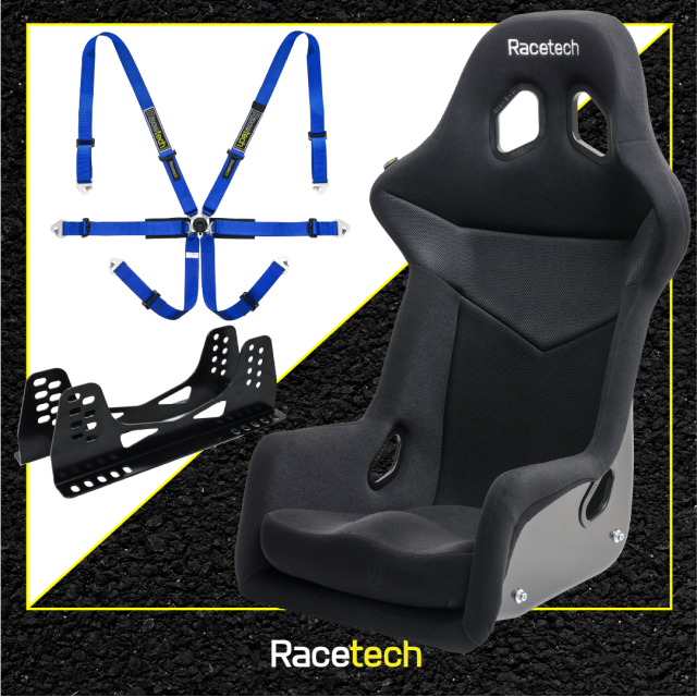 Seat, Brackets & Harness Combo 1