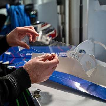 Clear Track Tear Offs - Bell GTX2, GP2, M8